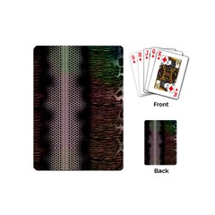 Leopard Animal Shawl Honeycomb Playing Cards Single Design (mini) by Vaneshop