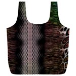 Leopard Animal Shawl Honeycomb Full Print Recycle Bag (XXL) Front