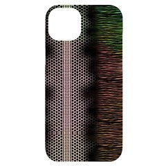 Leopard Animal Shawl Honeycomb Iphone 14 Plus Black Uv Print Case by Vaneshop