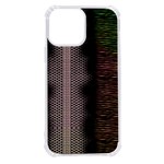 Leopard Animal Shawl Honeycomb iPhone 13 Pro Max TPU UV Print Case Front