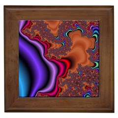 Colorful Piece Abstract Framed Tile by Vaneshop