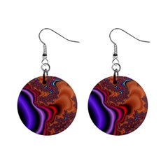 Colorful Piece Abstract Mini Button Earrings by Vaneshop