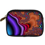 Colorful Piece Abstract Digital Camera Leather Case Front