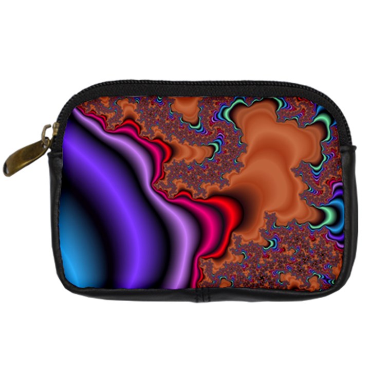 Colorful Piece Abstract Digital Camera Leather Case