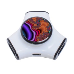 Colorful Piece Abstract 3-port Usb Hub by Vaneshop