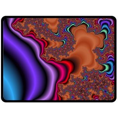 Colorful Piece Abstract Fleece Blanket (large) by Vaneshop