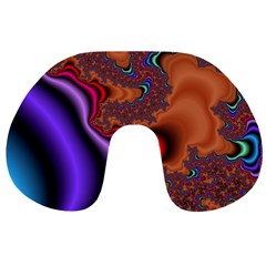 Colorful Piece Abstract Travel Neck Pillow by Vaneshop