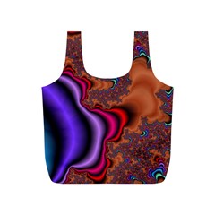 Colorful Piece Abstract Full Print Recycle Bag (s) by Vaneshop