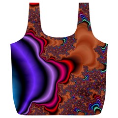 Colorful Piece Abstract Full Print Recycle Bag (xl) by Vaneshop