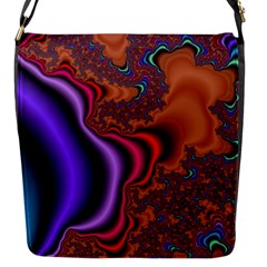 Colorful Piece Abstract Flap Closure Messenger Bag (s) by Vaneshop