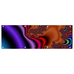 Colorful Piece Abstract Banner And Sign 9  X 3  by Vaneshop