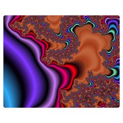 Colorful Piece Abstract Premium Plush Fleece Blanket (medium) by Vaneshop