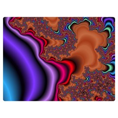 Colorful Piece Abstract Two Sides Premium Plush Fleece Blanket (extra Small) by Vaneshop