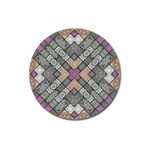 Mandala Decoration Floral Flower Magnet 3  (Round) Front