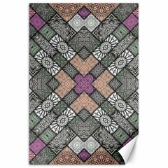 Mandala Decoration Floral Flower Canvas 20  X 30  by Vaneshop