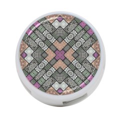 Mandala Decoration Floral Flower 4-port Usb Hub (two Sides) by Vaneshop