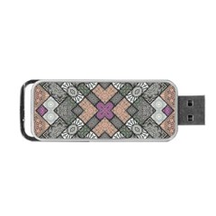 Mandala Decoration Floral Flower Portable Usb Flash (two Sides) by Vaneshop