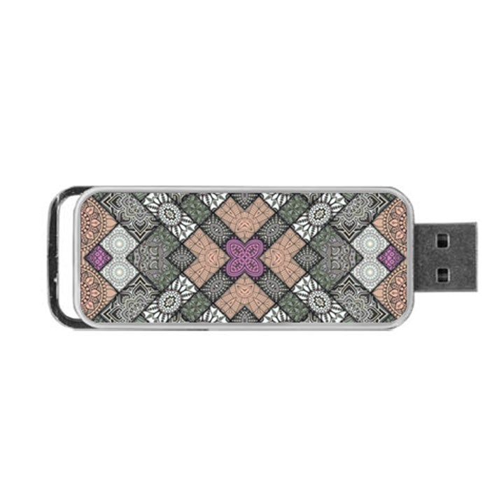 Mandala Decoration Floral Flower Portable USB Flash (Two Sides)