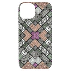 Mandala Decoration Floral Flower Iphone 14 Black Uv Print Case