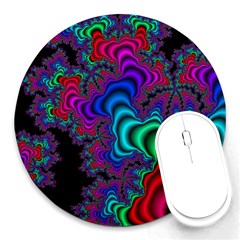 Abstract Piece Color Round Mousepad by Vaneshop