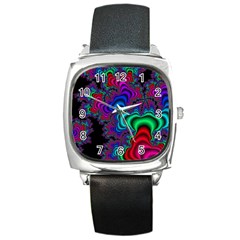 Abstract Piece Color Square Metal Watch by Vaneshop