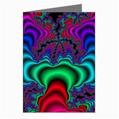 Abstract Piece Color Greeting Cards (pkg Of 8)