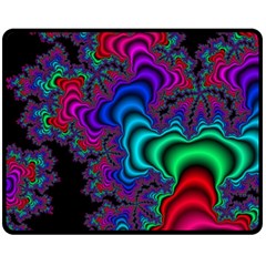 Abstract Piece Color Fleece Blanket (medium)