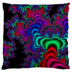 Abstract Piece Color Standard Premium Plush Fleece Cushion Case (one Side) by Vaneshop