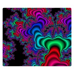 Abstract Piece Color Two Sides Premium Plush Fleece Blanket (small) by Vaneshop