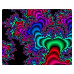 Abstract Piece Color Two Sides Premium Plush Fleece Blanket (medium) by Vaneshop