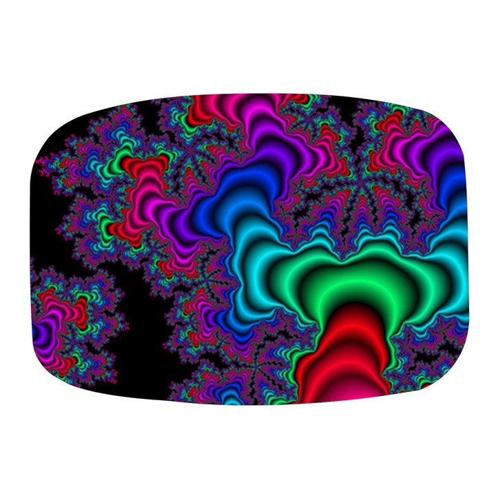 Abstract Piece Color Mini Square Pill Box