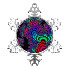 Abstract Piece Color Metal Small Snowflake Ornament