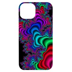 Abstract Piece Color Iphone 14 Black Uv Print Case