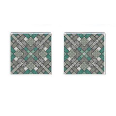 Mandala Decoration Flora Floral Flower Cufflinks (square) by Vaneshop