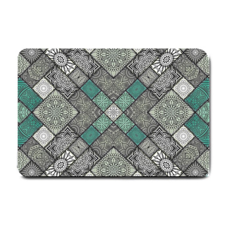 Mandala Decoration Flora Floral Flower Small Doormat