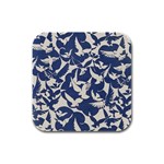 Bird Animal Animal Background Rubber Square Coaster (4 pack) Front