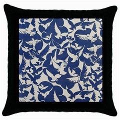 Bird Animal Animal Background Throw Pillow Case (black) by Vaneshop