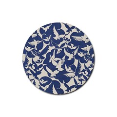 Bird Animal Animal Background Rubber Coaster (round) by Vaneshop