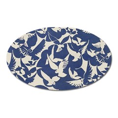 Bird Animal Animal Background Oval Magnet by Vaneshop