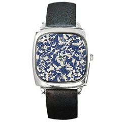 Bird Animal Animal Background Square Metal Watch by Vaneshop