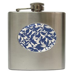 Bird Animal Animal Background Hip Flask (6 Oz) by Vaneshop