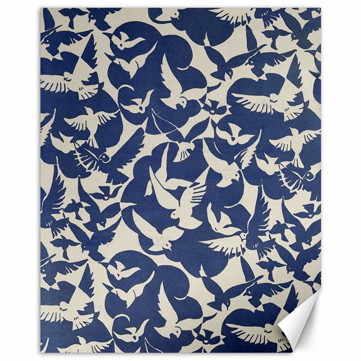 Bird Animal Animal Background Canvas 11  x 14 