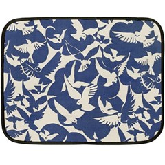 Bird Animal Animal Background Two Sides Fleece Blanket (mini) by Vaneshop