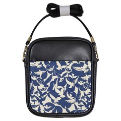 Bird Animal Animal Background Girls Sling Bag by Vaneshop