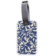 Bird Animal Animal Background Luggage Tag (two Sides) by Vaneshop