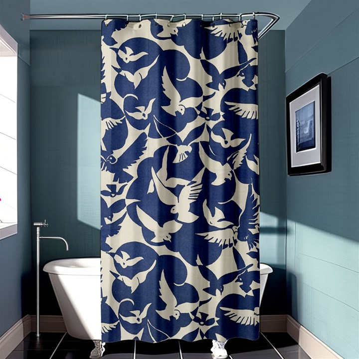 Bird Animal Animal Background Shower Curtain 36  x 72  (Stall) 