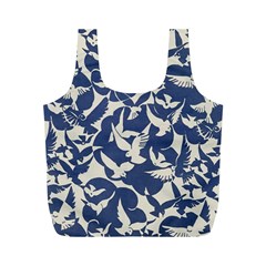 Bird Animal Animal Background Full Print Recycle Bag (m) by Vaneshop