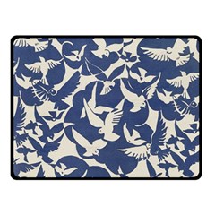 Bird Animal Animal Background Two Sides Fleece Blanket (small) by Vaneshop