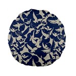 Bird Animal Animal Background Standard 15  Premium Flano Round Cushions Back