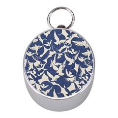 Bird Animal Animal Background Mini Silver Compasses by Vaneshop